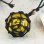 画像2: 【工房 花時】浮き球 ネックレス 黄色系 E024 (2)