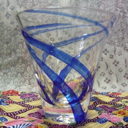 画像1: 【やんばるガラス工芸館】　デザートグラス ブルー系