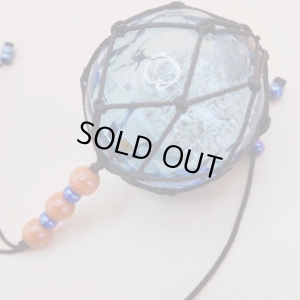 画像2: 【工房 花時】浮き球 吊り飾り 水色系 G113 (2)